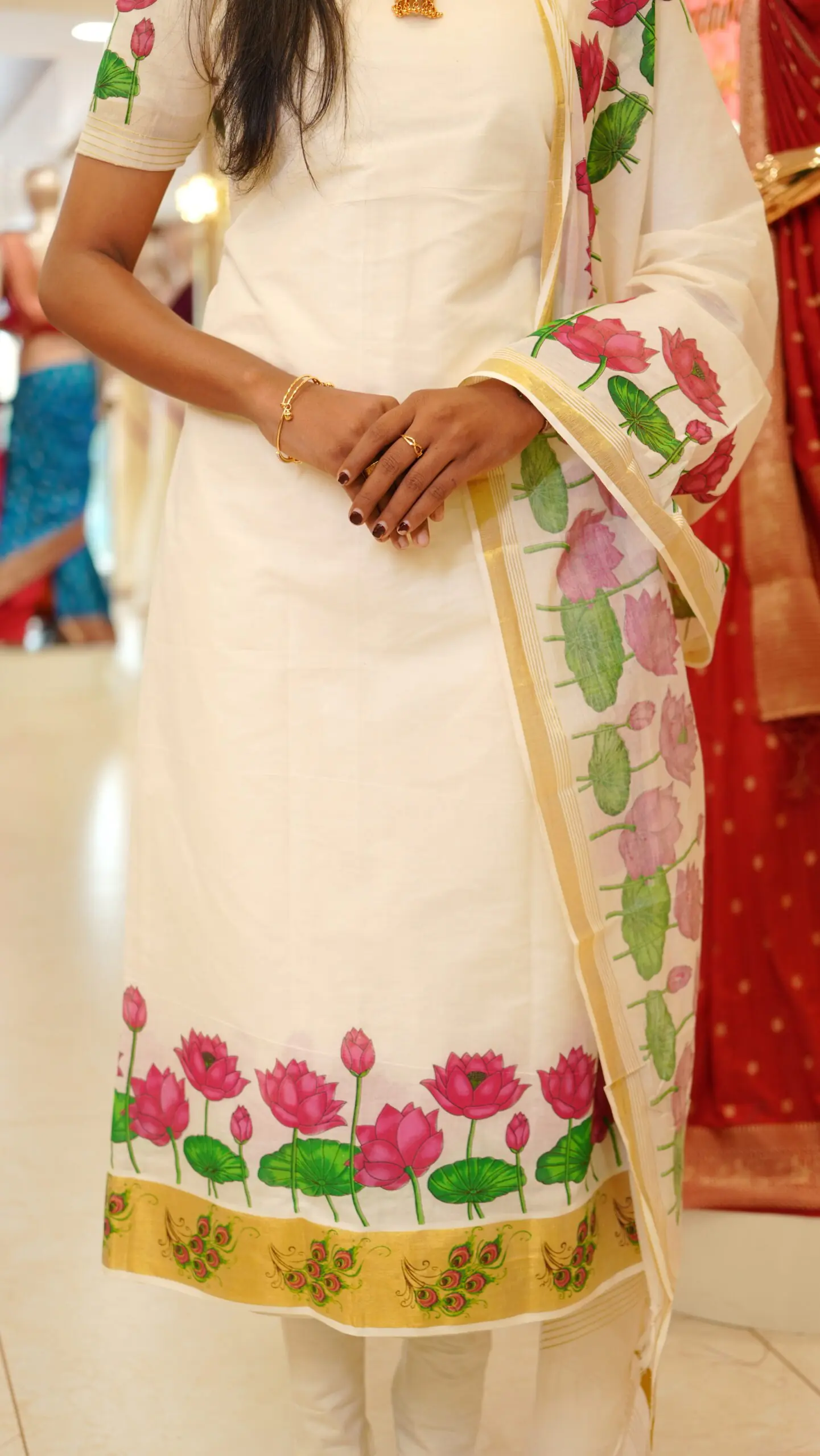 Unstitched Salwar Set - Image 2