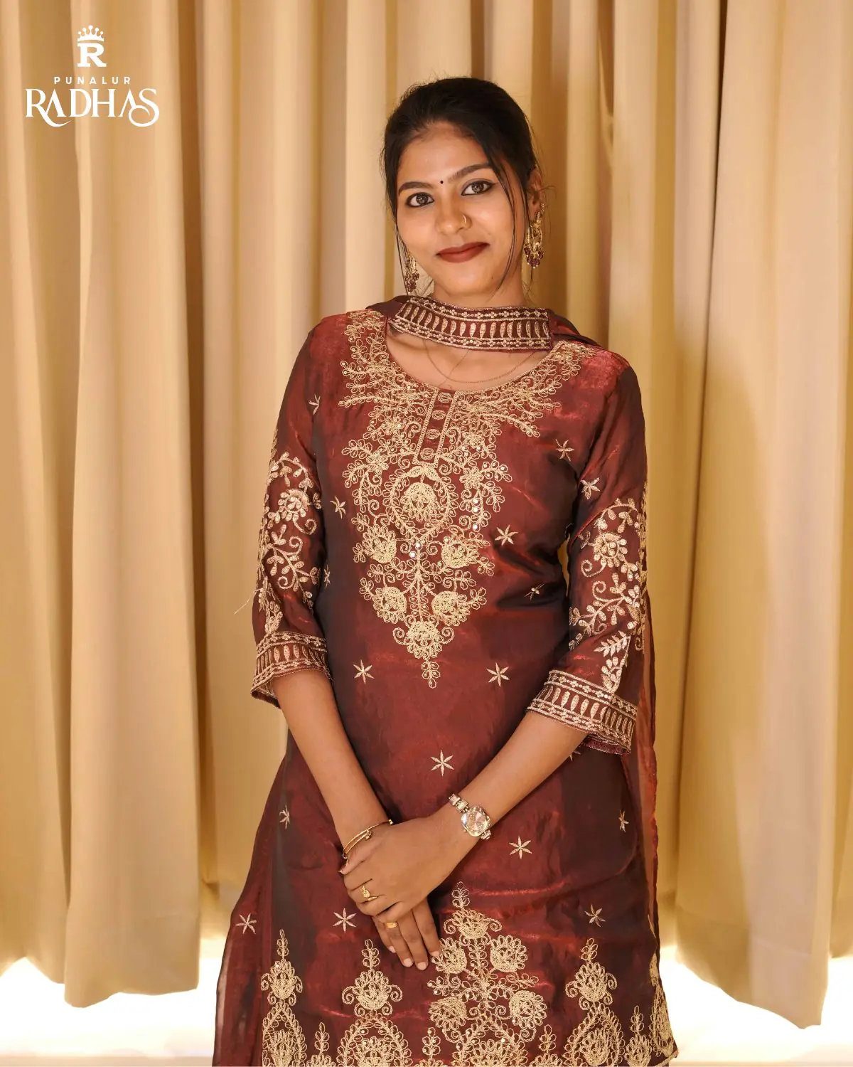 Stitched Sharara Set - Image 2
