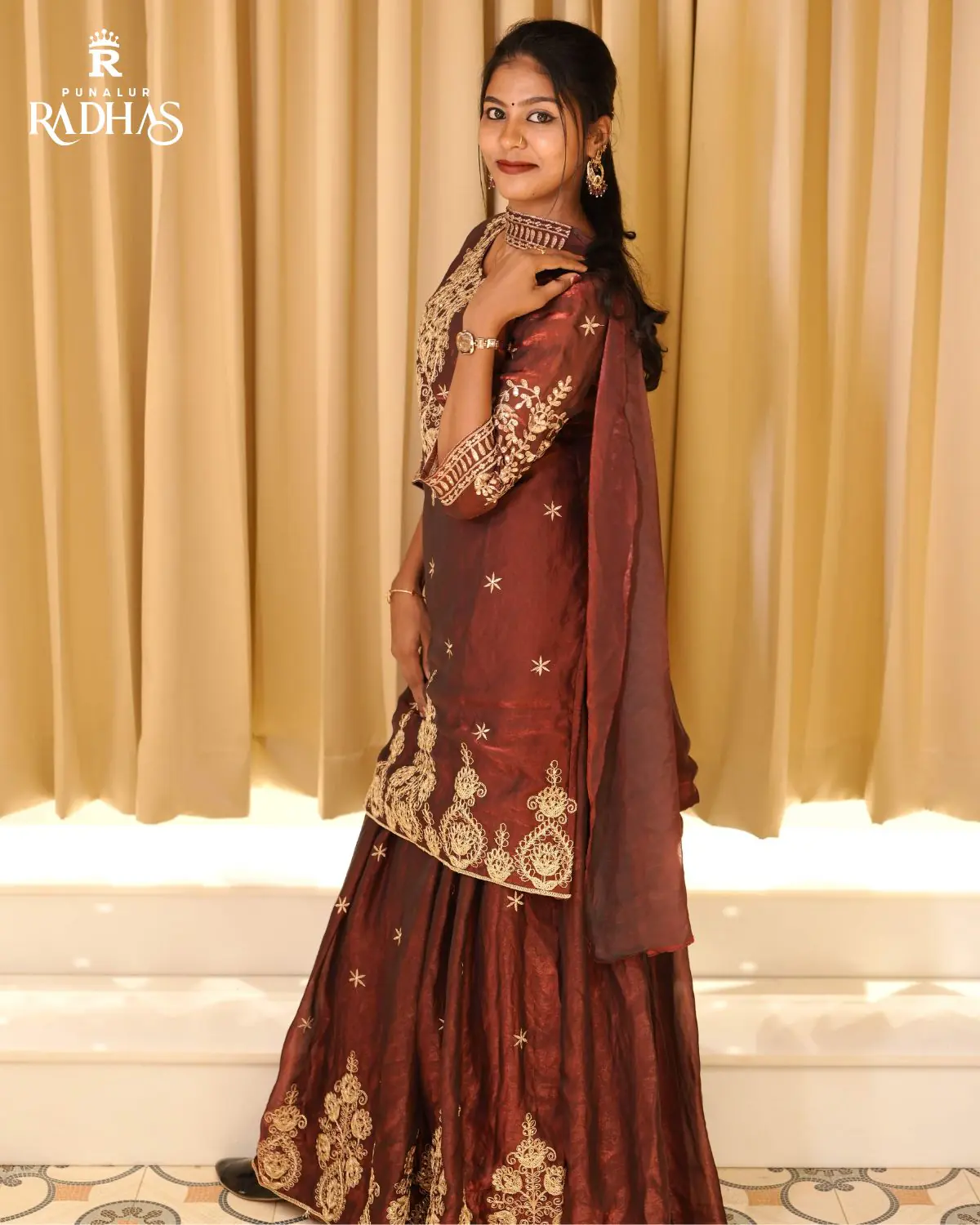 Stitched Sharara Set - Image 3