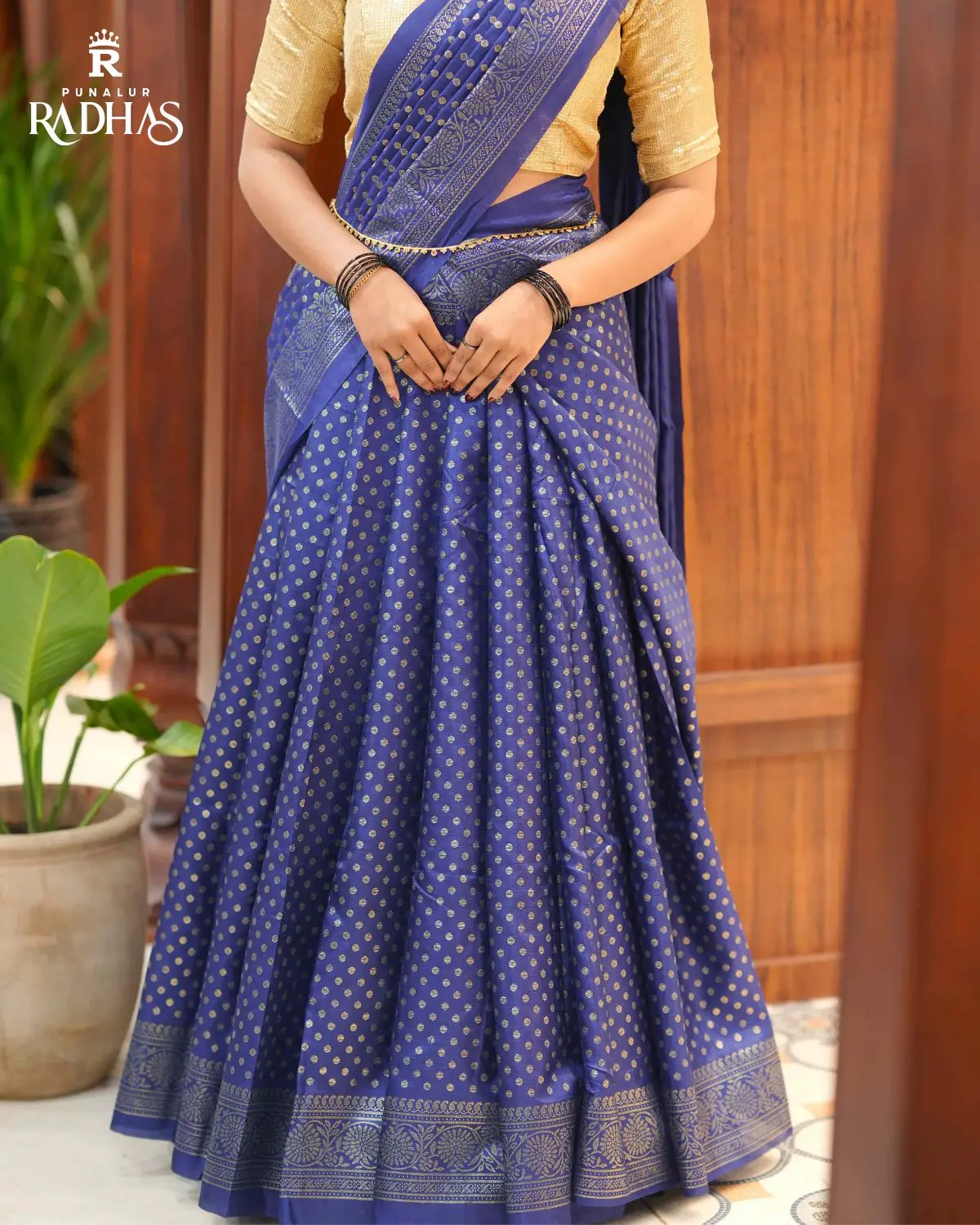 Vichitra Silk Saree - Image 2