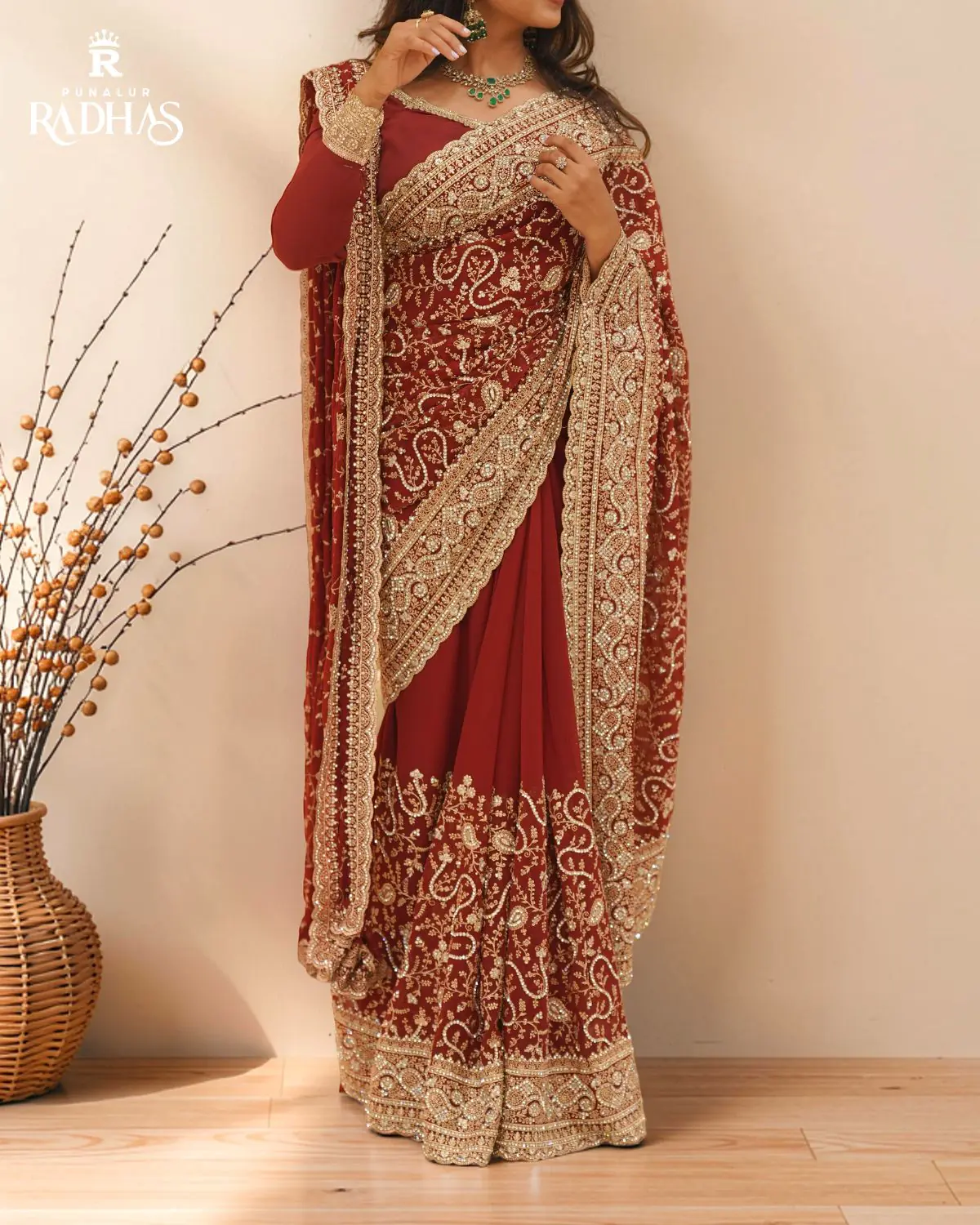 Wedding Fancy Saree - Image 3