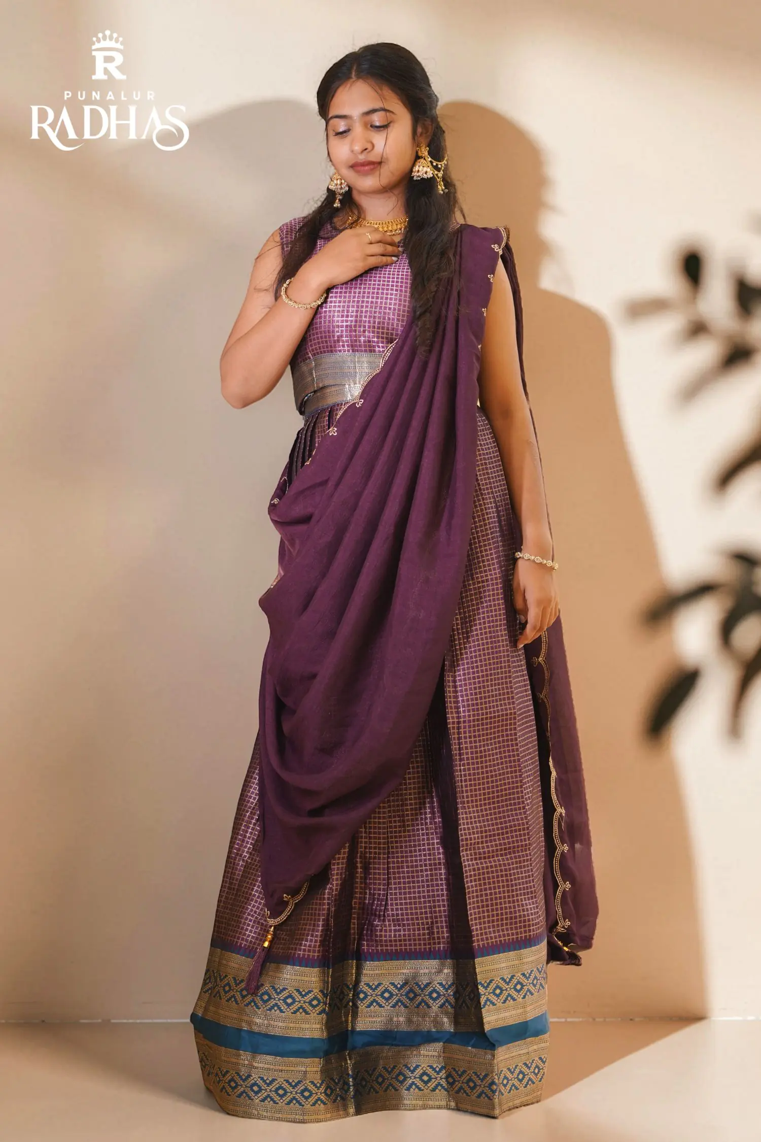 Stitched Dhavani Set