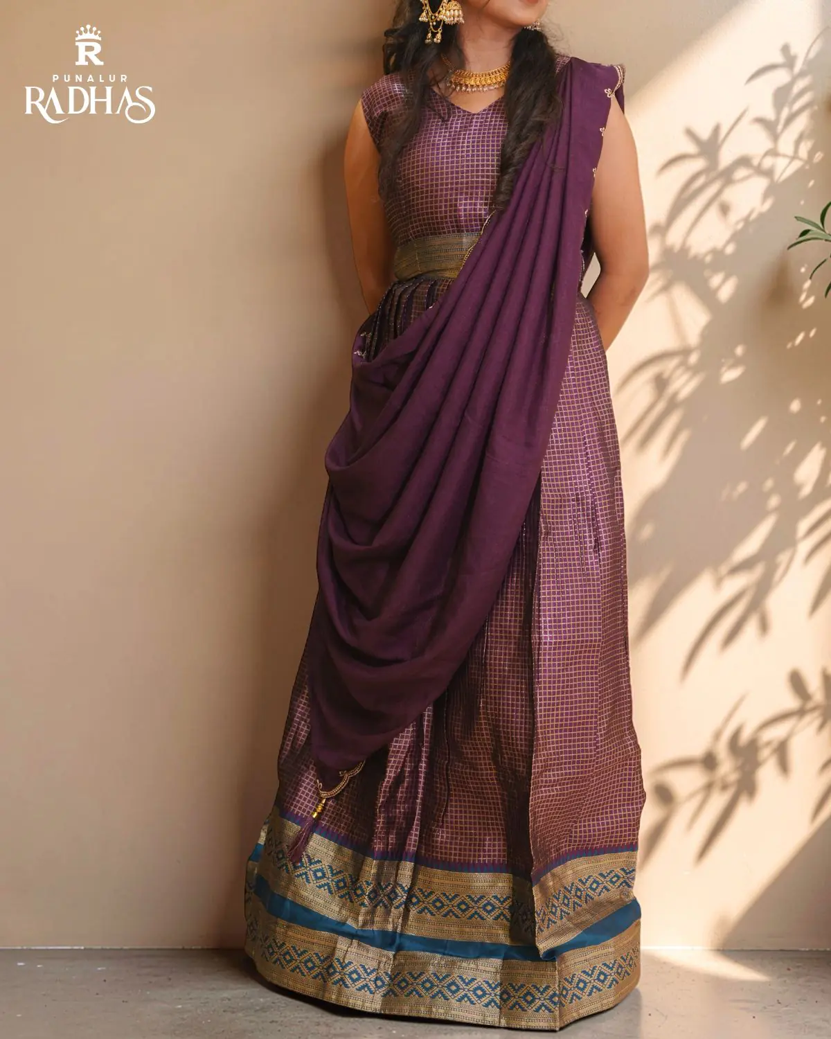 Stitched Dhavani Set - Image 2
