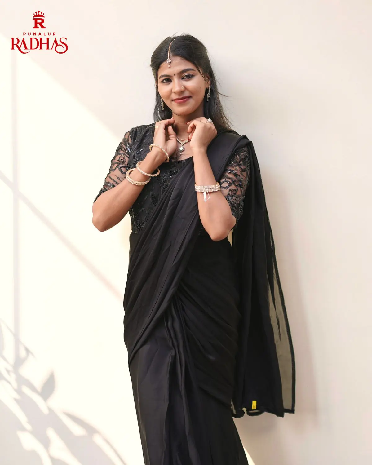 Ready To Wear Gown Saree - Image 3