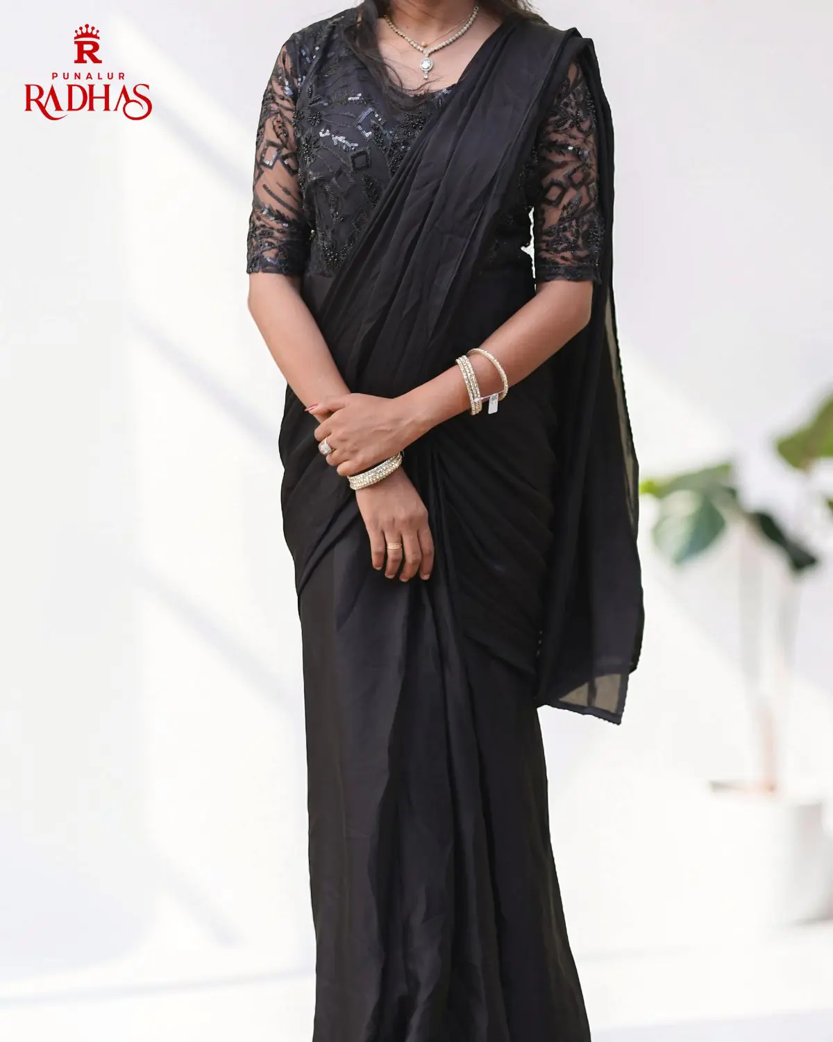 Ready To Wear Gown Saree - Image 2