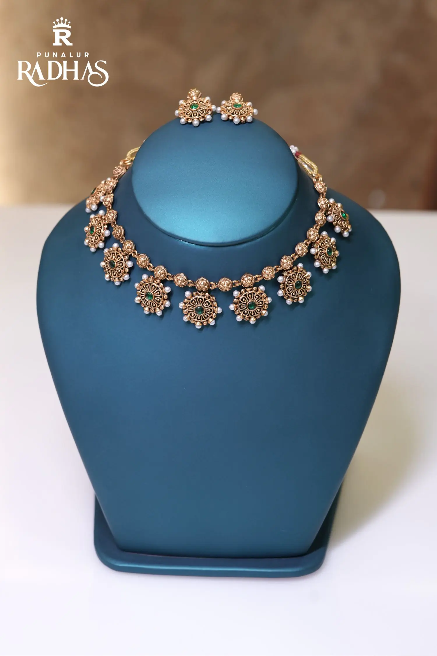 traditional floral necklace