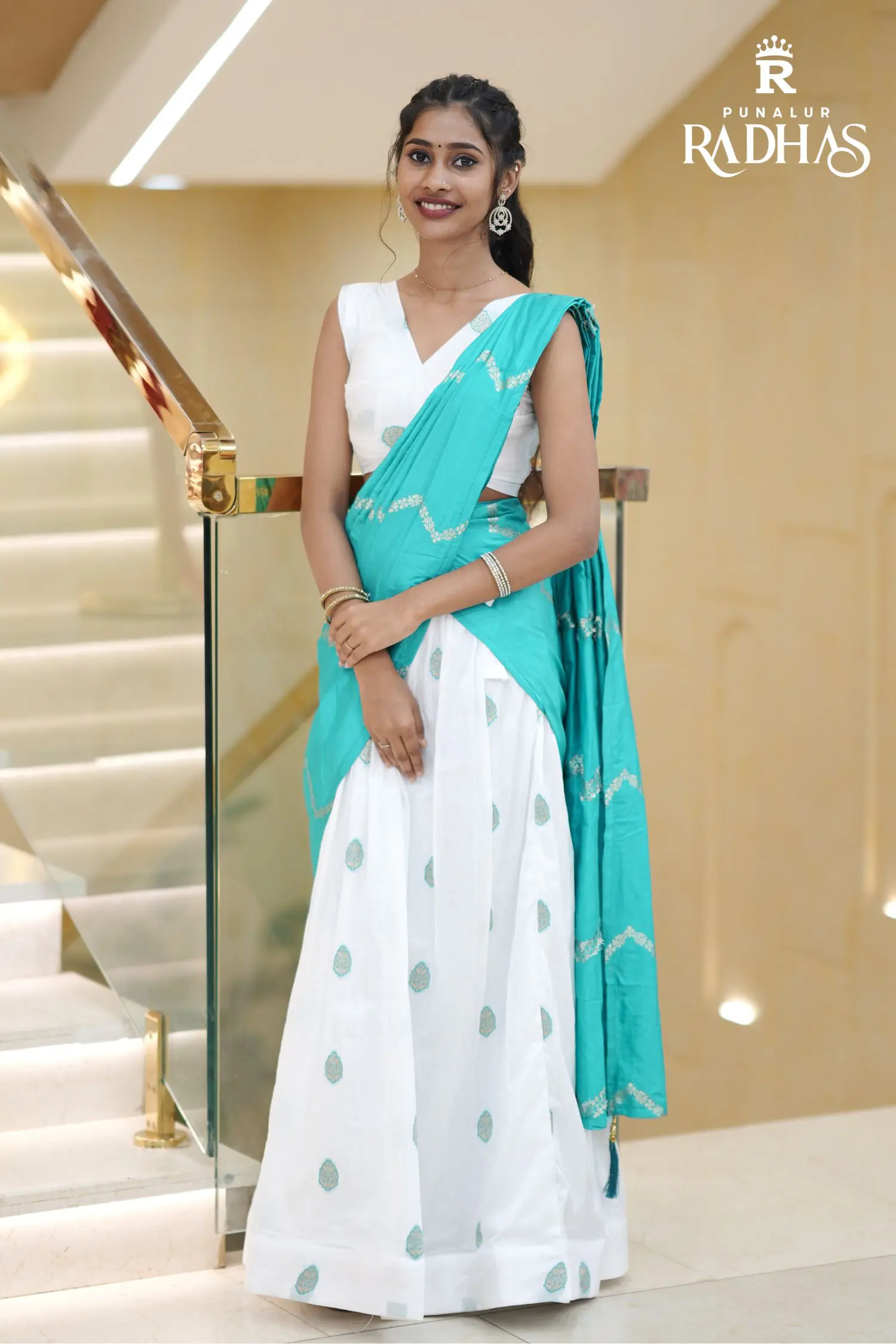 unstitched dhavani
