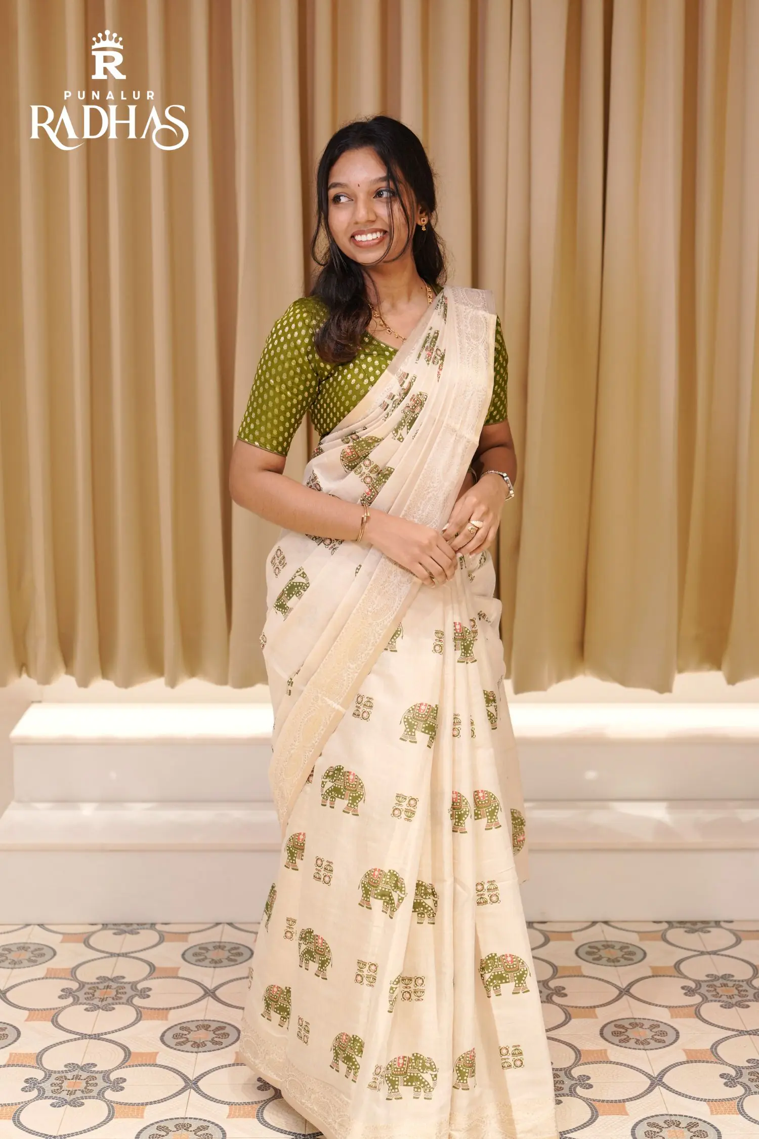 traditional tissue saree