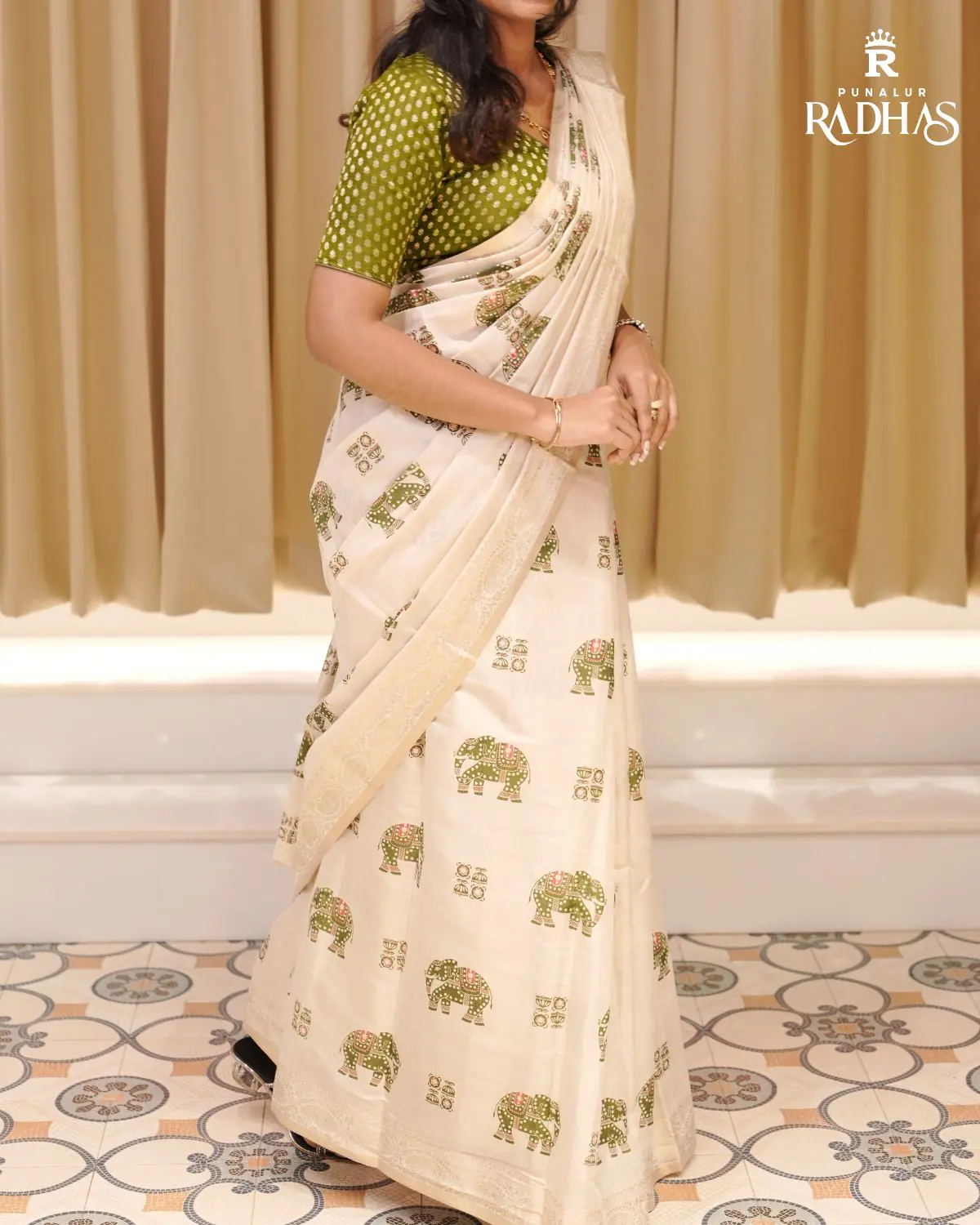 Traditional Tissue Saree - Image 2