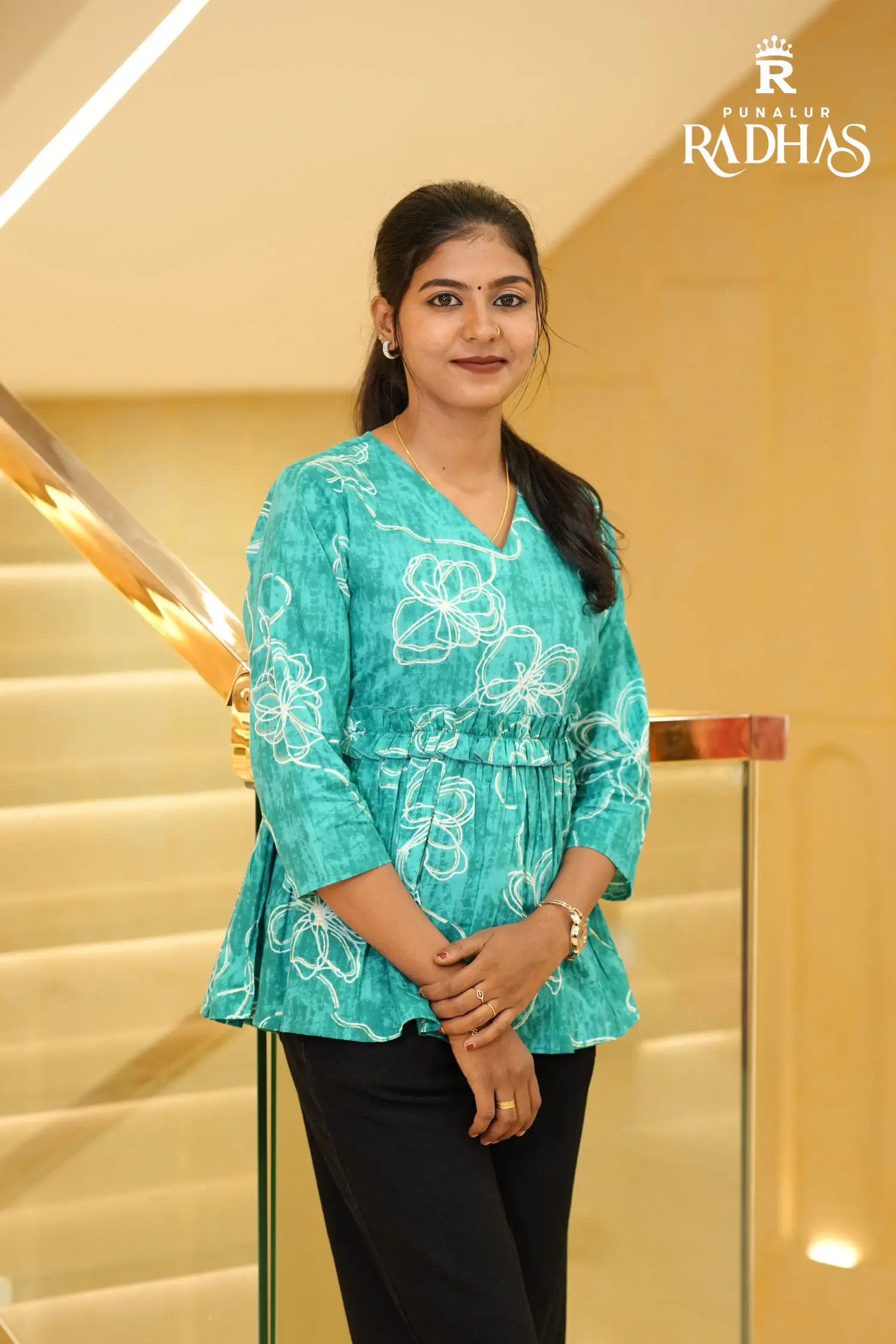 peplum short top