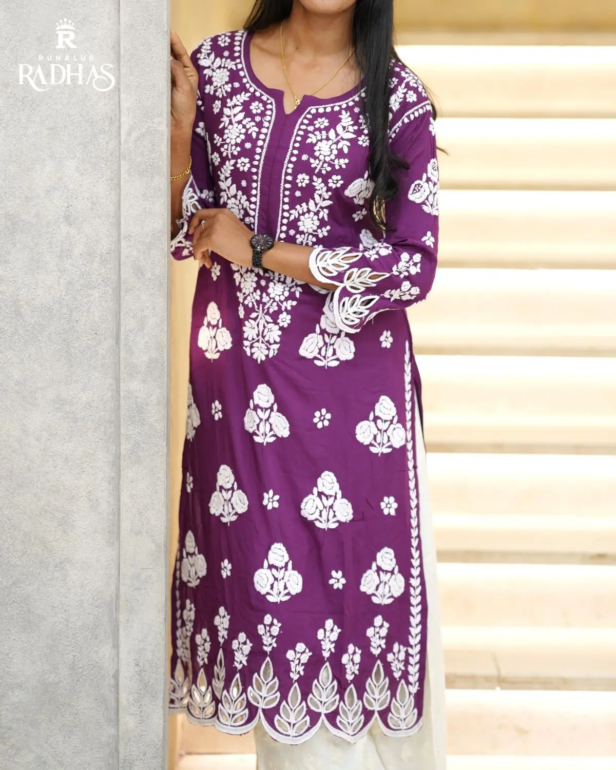 Chikankari Kurti - Image 2